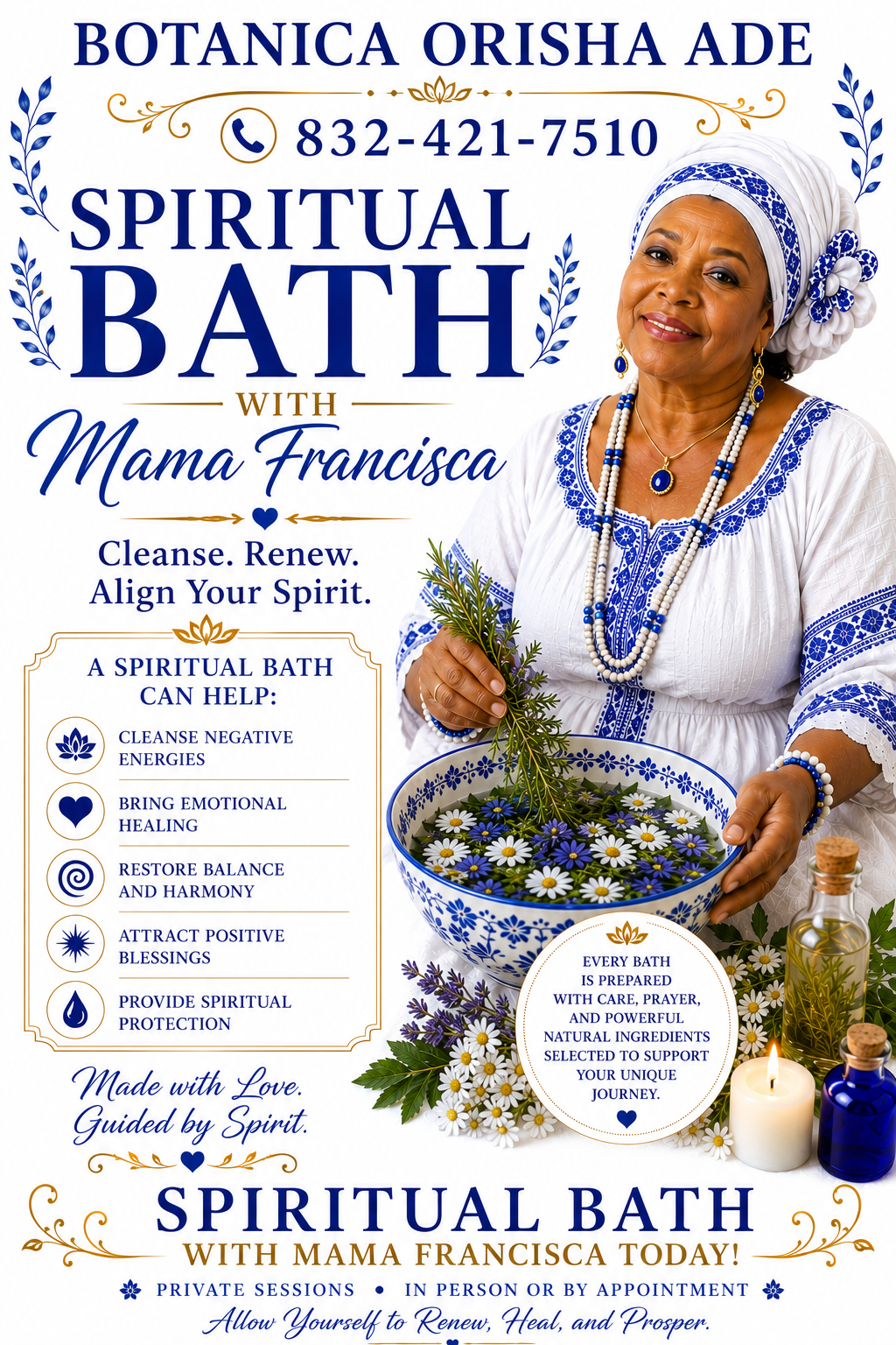 BAÑO ESPIRITUAL MAMA FRANCISCA