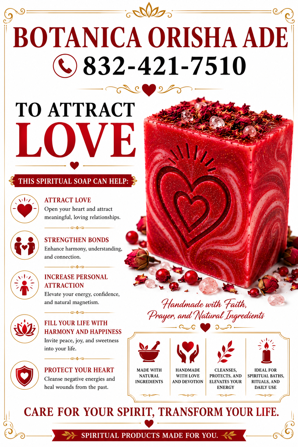 JABON PARA ATRAER EL AMOR