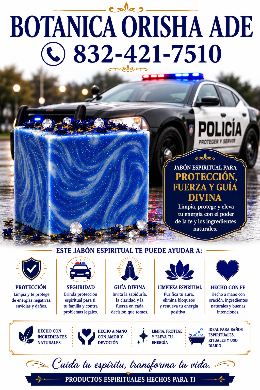 JABON PARA ALEJAR LA JUSTICIA