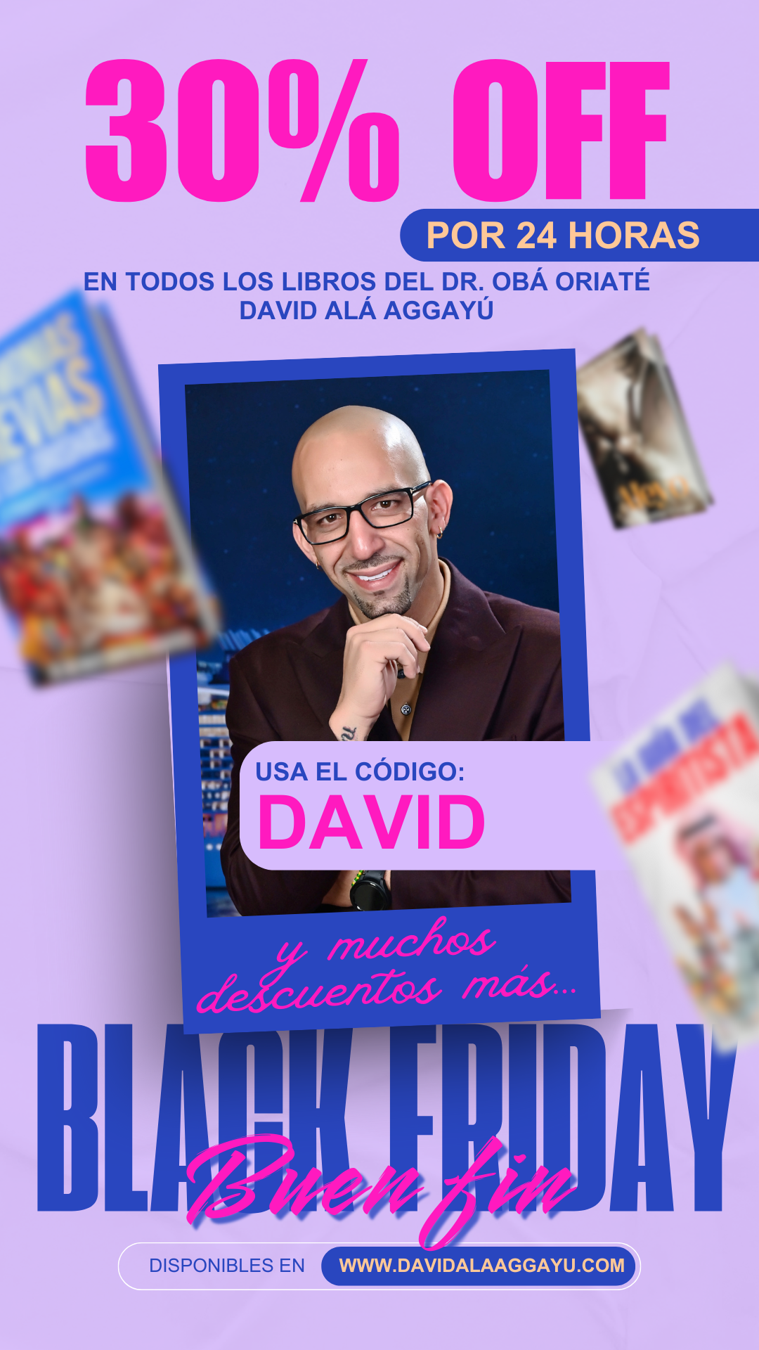 DESCUENTO DE 30% - CODIGO DAVID - BACK FRIDAY SALE