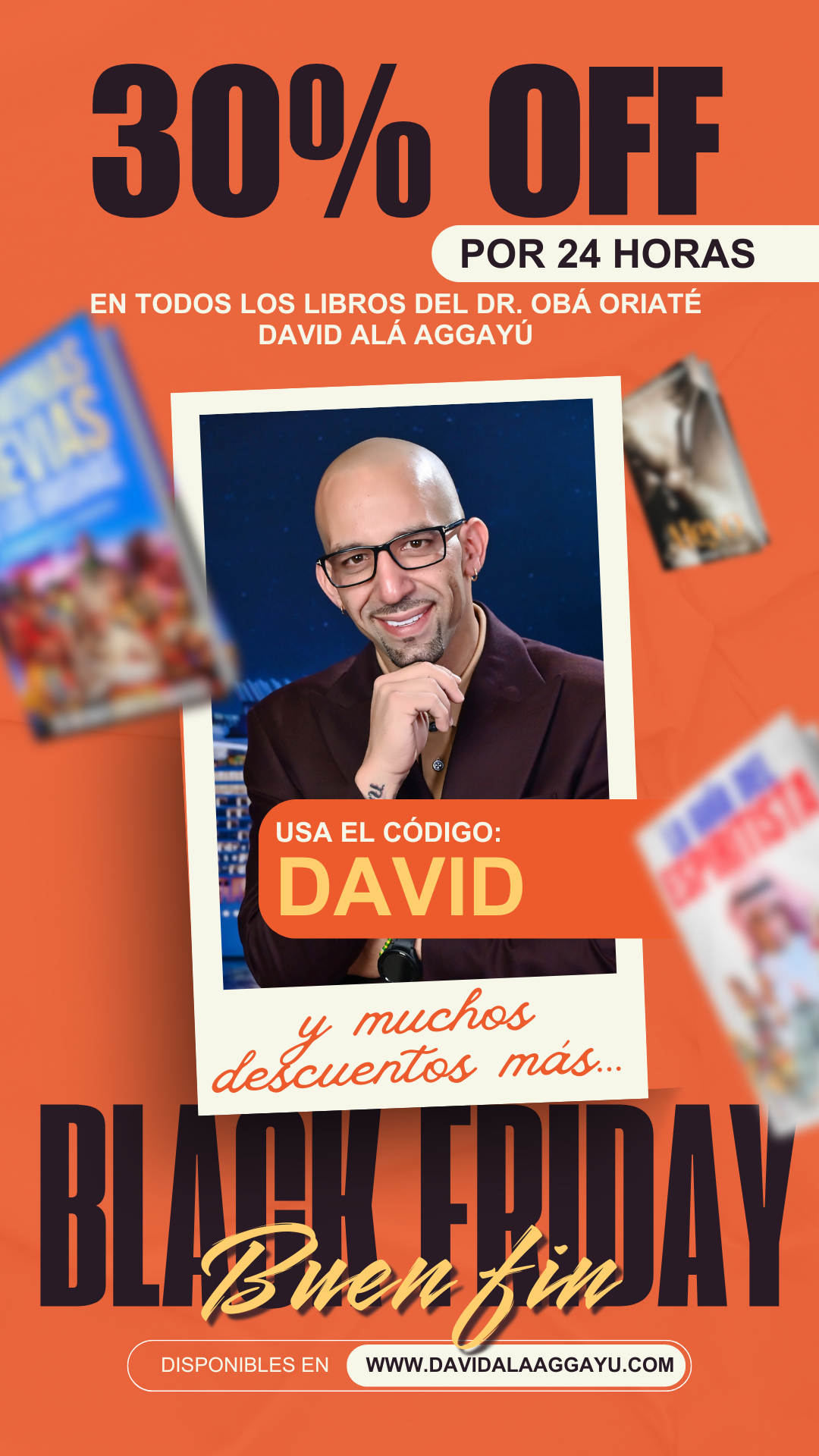 DESCUENTO DE 30% - CODIGO DAVID - BACK FRIDAY SALE