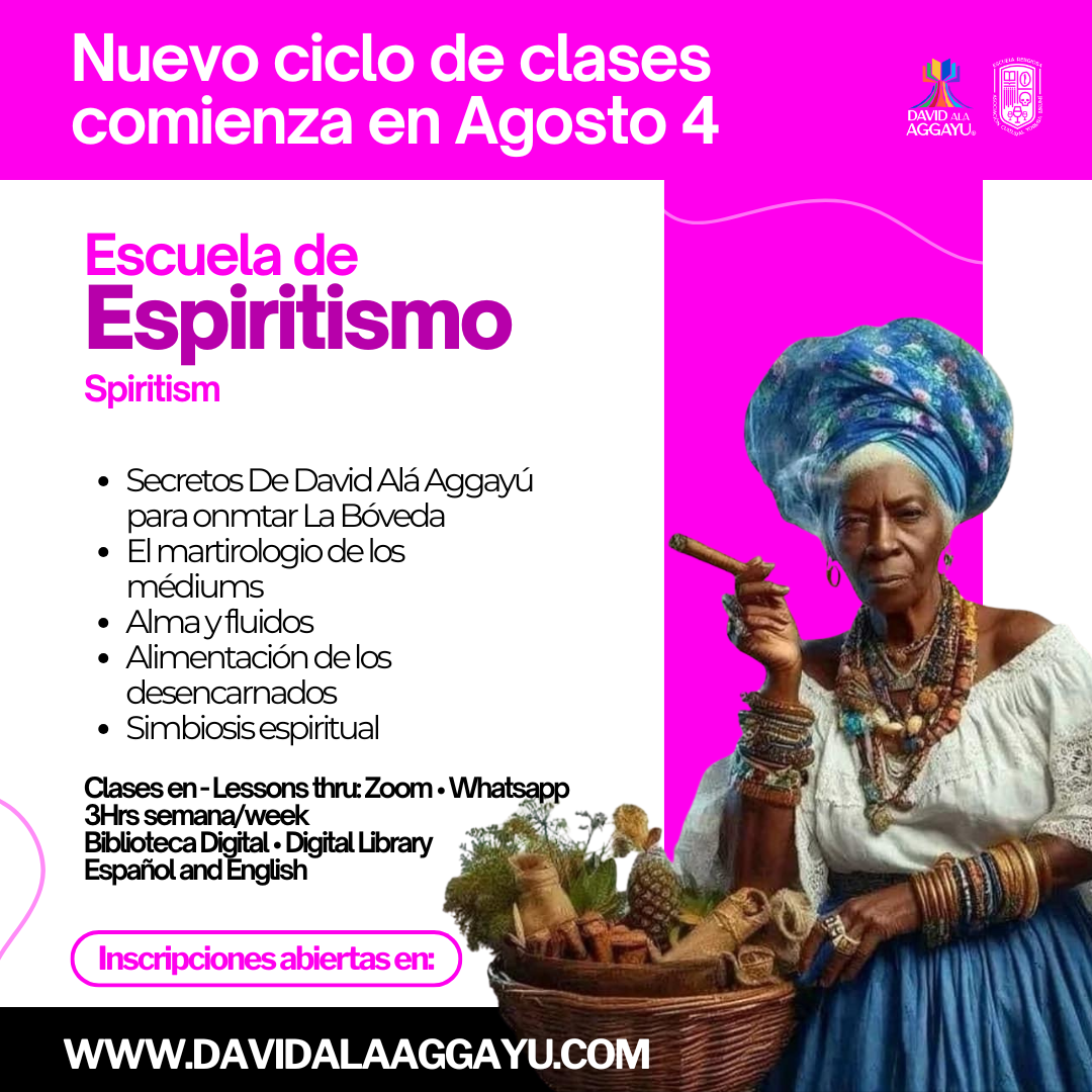 2025 - ESCUELA ESPIRITISMO - SPIRITISMO SCHOOL