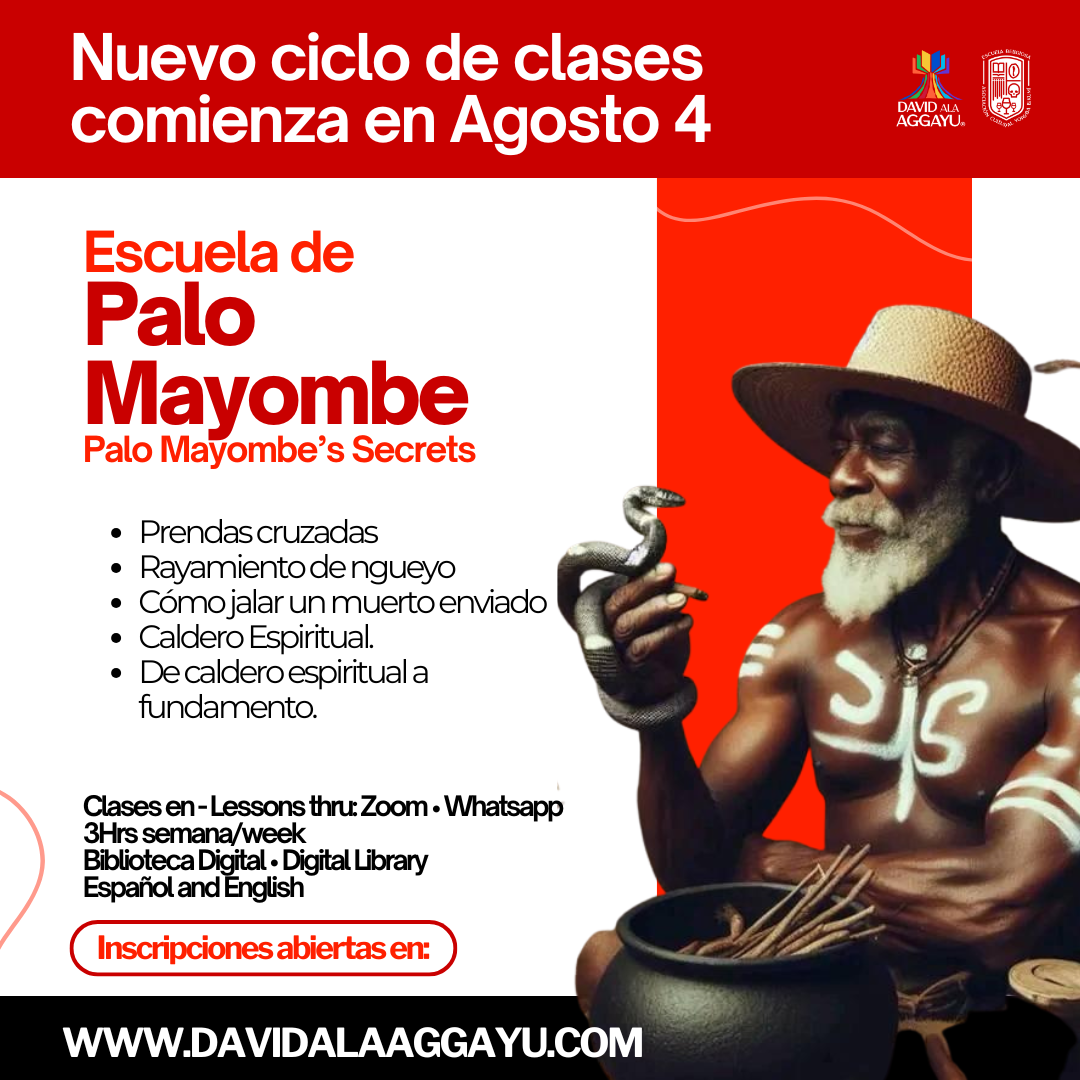 2025 - ESCUELA PALO MAYOMBE/SCHOOL OF PALO MAYOMBE SECRETS