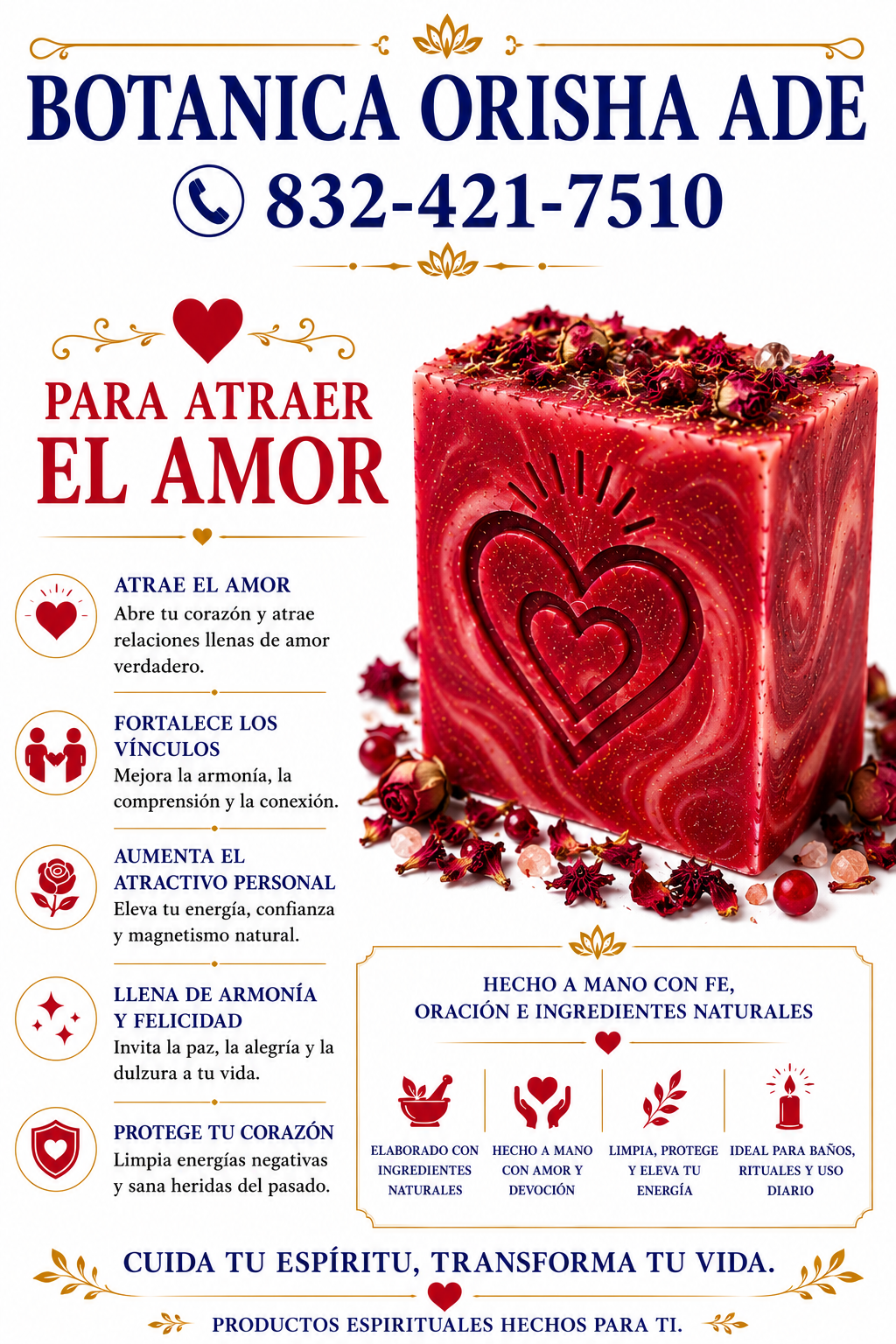 JABON PARA ATRAER EL AMOR