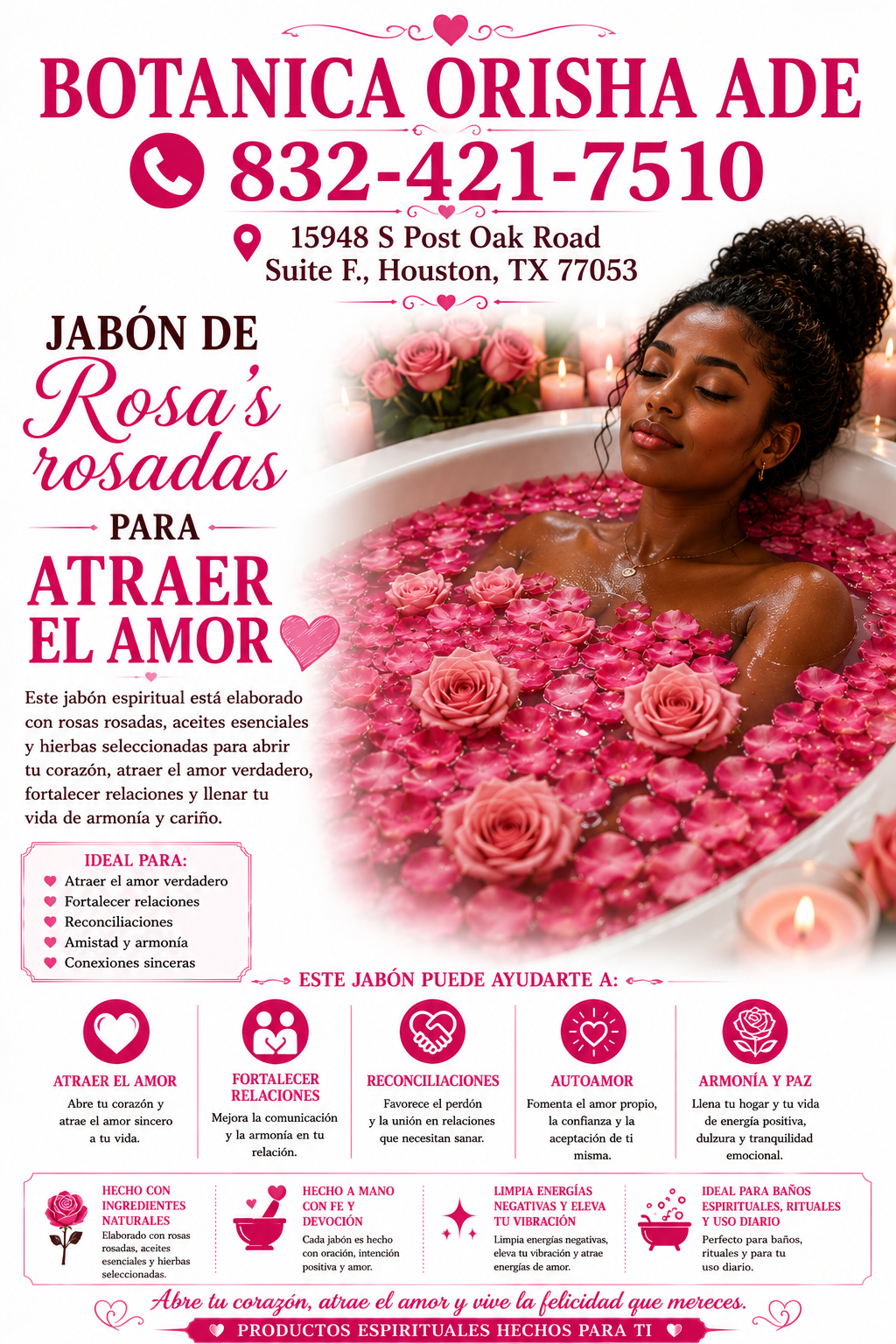 BAÑO ESPIRITUAL DE ROSAS