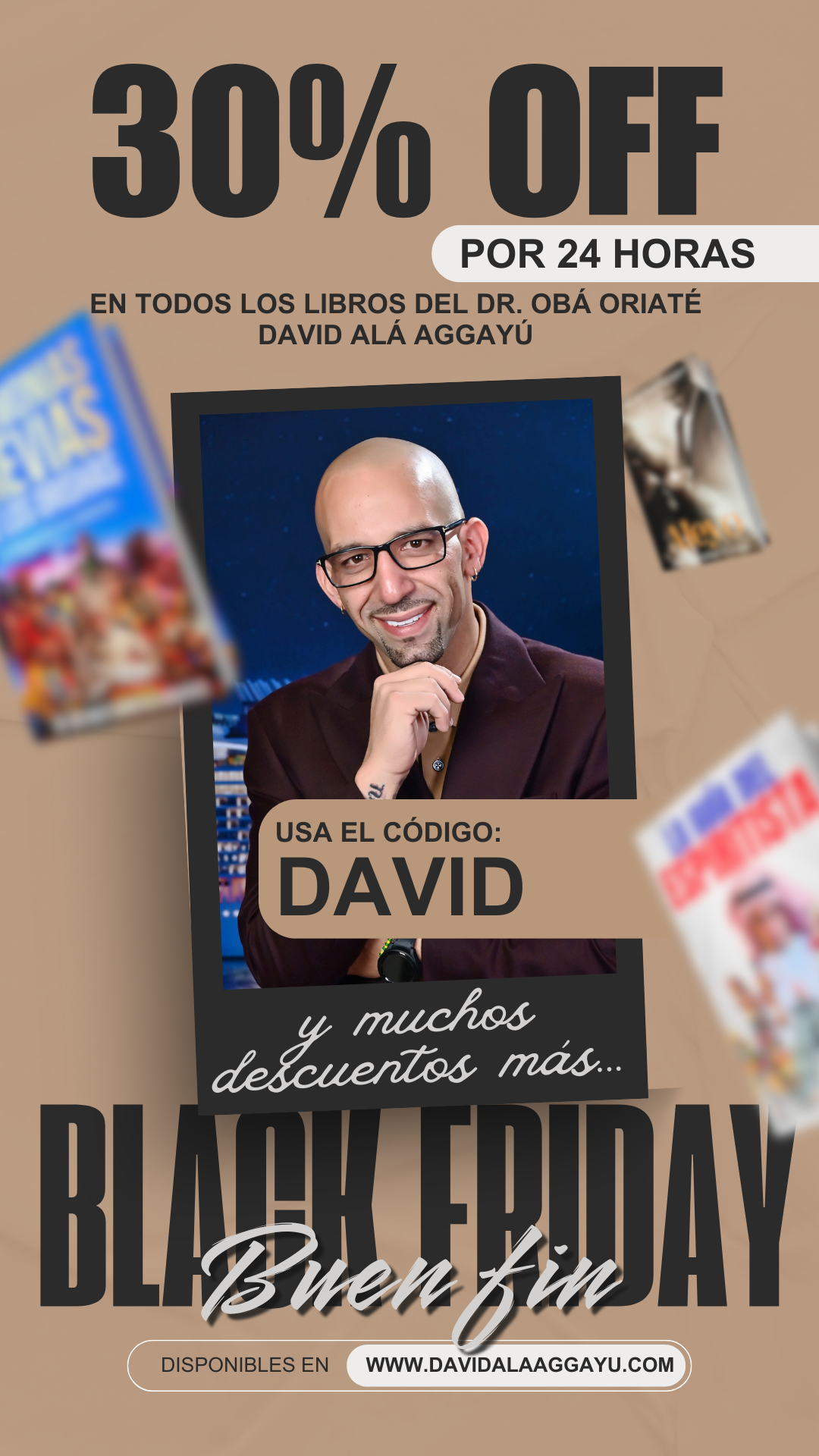 DESCUENTO DE 30% - CODIGO DAVID - BACK FRIDAY SALE