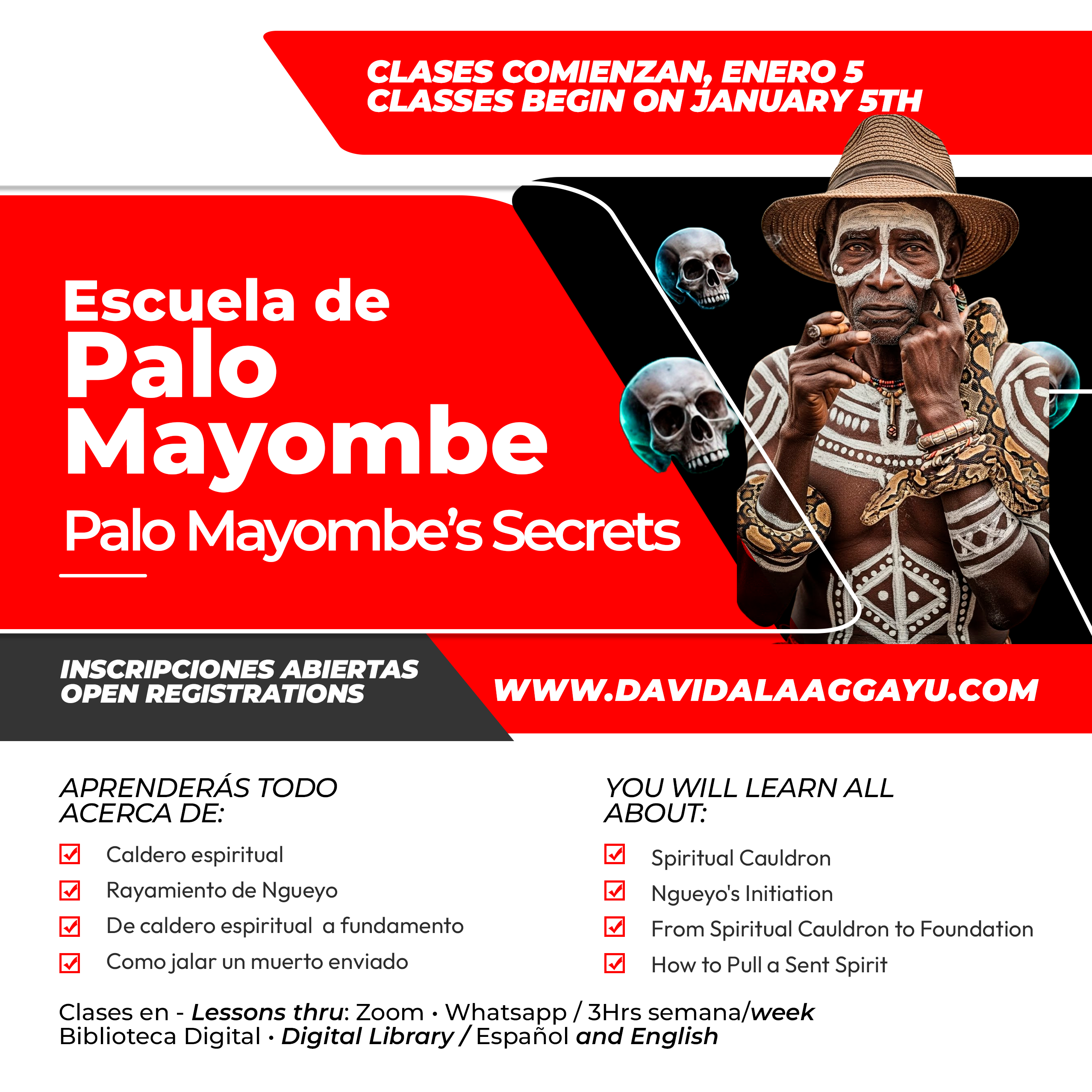 2026 - ESCUELA PALO MAYOMBE/SCHOOL OF PALO MAYOMBE SECRETS